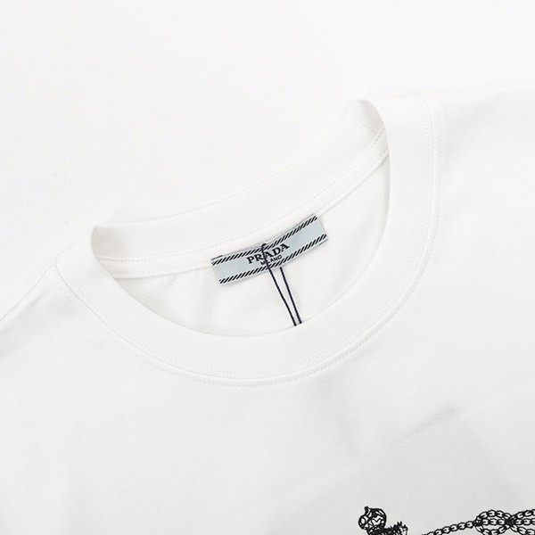 プラダ インターロック刺繍Tシャツ コピー pub27810